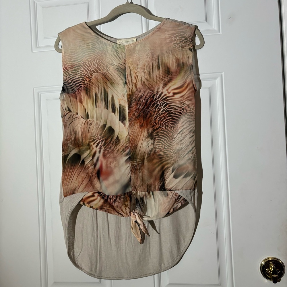 ❤️2/15 or 3/$21❤️ Zara Sleeveless Top, Size Small